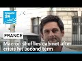 Macron shuffles cabinet, eyeing reset of crisis-hit second term • FRANCE 24 English