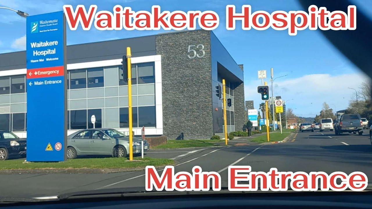Drive in Auckland 29 Waitakere Hospital [Main Entrance] YouTube