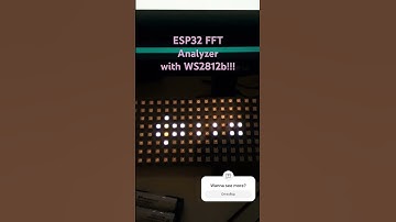 ESP32 FFT Analyzer #esp32 #ledmatrix #arduinoproject