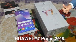 مراجعة وفتح صندوق موبايل هواوى واى 7 برايم Huawei Y7 Prime 2018 مميزات وعيوب وسعر