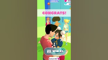 Makeover Run - Gameplay Walkthrough (Android, iOS) New Update - Level 35 #Shorts