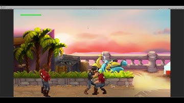 Unity Indie game beat em up _ throw test1