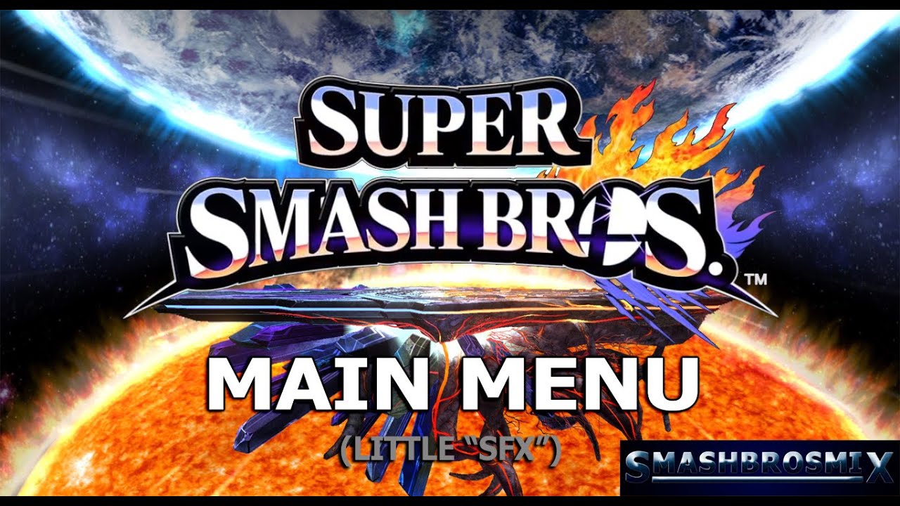 Super Smash Bros. 3ds Menu Music YouTube