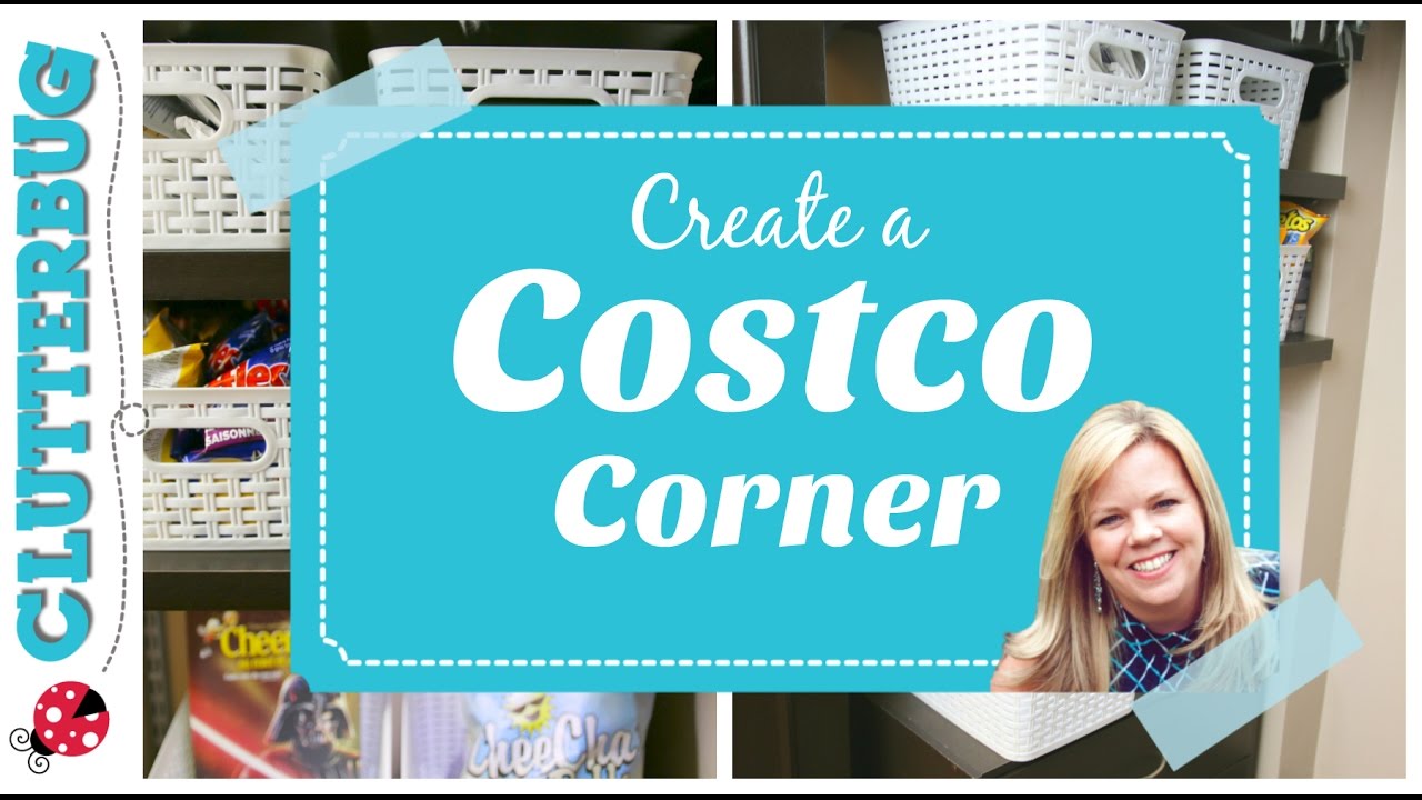 Create a Costco Corner Organized Food Storage Idea! YouTube