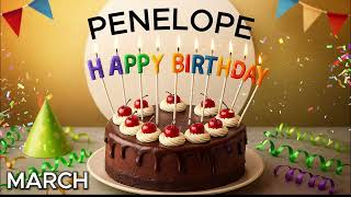 Happy Birthday PENELOPE. March Version