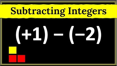 Subtracting Integers by Adding the Opposite | Algebra Tiles | Grade 7 | Math