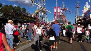Sydney Royal Easter show 21st/04/2011 walking though coca cola carnival