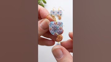 Polymer Clay and Paper Transfers #shorts