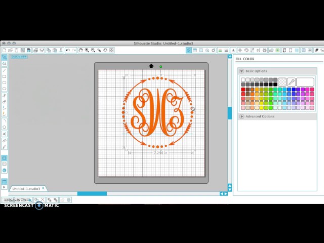 Creating a Circle Frame in Silhouette Studio with Basic Tools