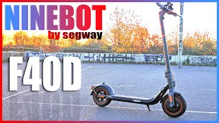 NINEBOT F40D im TEST!  PLÖTZLICH KAM DIE POLIZEI  #segway #ninebot #f40d  #test  REVIEW (DEU)