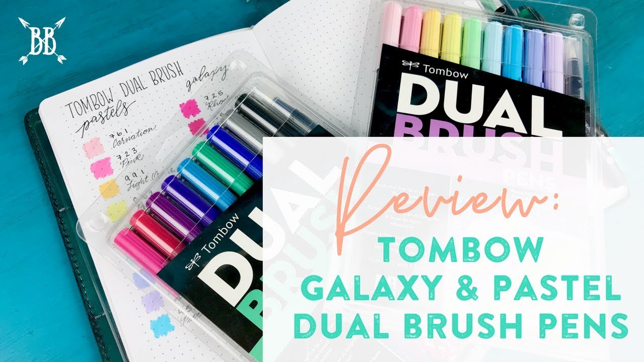 Tombow Dual Brush Pen ABT set 6 // pastel - whats, the