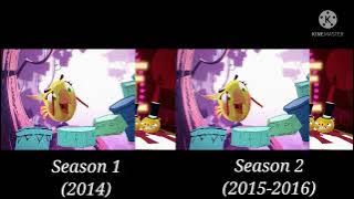 Angry Birds Stella Intro Comparison (2014-2016)