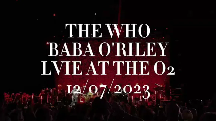 The Who – Baba O'Riley (Live at The O₂ Arena, London, July '23)