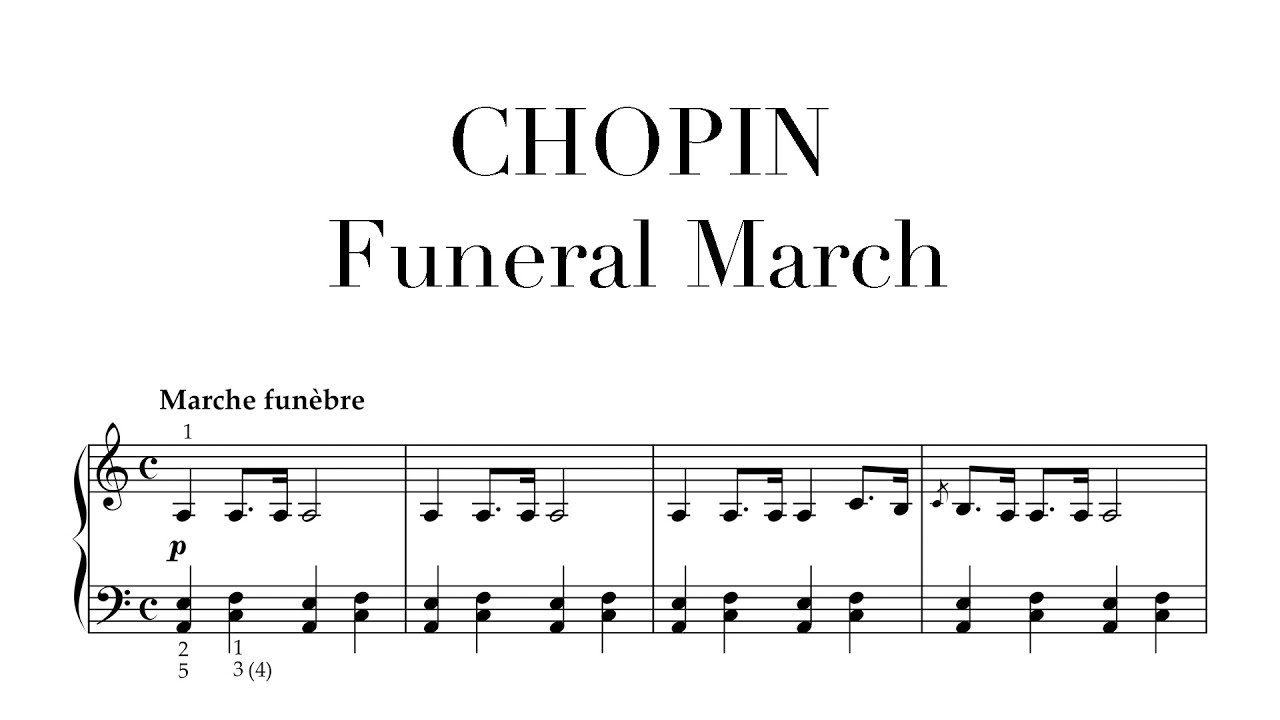 Chopin: Funeral March - Easy Arrangement