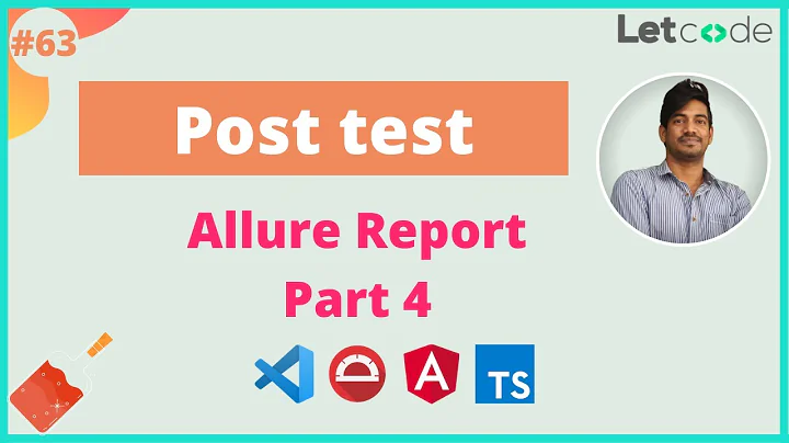 Post test - Save Allure Report | Protractor Tutorial