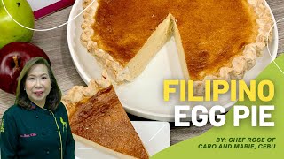 Filipino Egg Pie