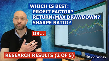 15.2) Profit Factor, Return/Max Drawdown, Sharpe Ratio, Expected Payoff.. which is best? (PART 2)