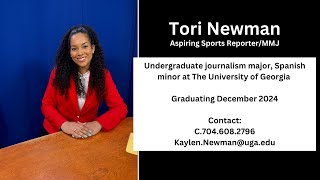 Tori Newman - Sports Anchor/MMJ Reel