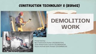 BSR602 - Demolition Work