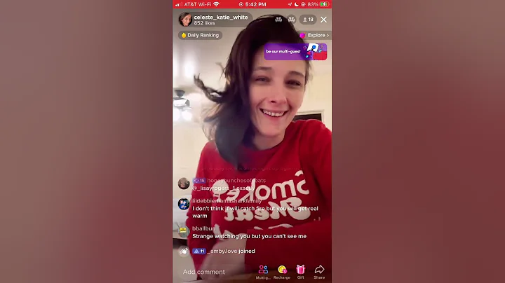 Celeste White TikTok live 3/9/23