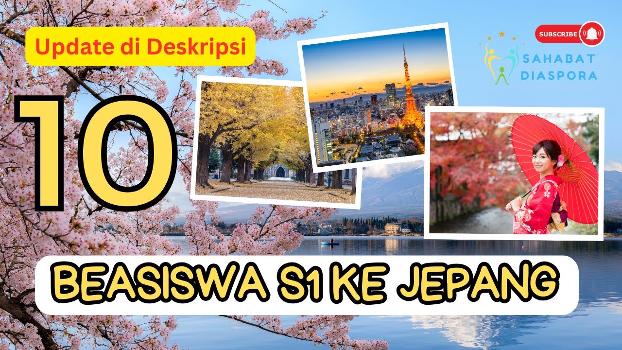 10 BEASISWA S1 KULIAH KE JEPANG