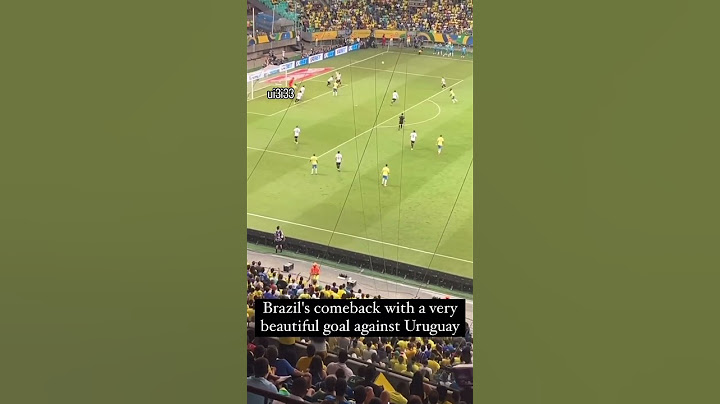 GERSON HAS EQUALIZED WITH A BEAUTIFUL GOAL FOR BRAZIL! 🚨🇧🇷 GOAL | Brazil 1-1 Uruguay | Gerson #bra