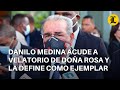 Danilo Medina acude a velatorio de doña Rosa y la define como ejemplar