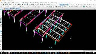 Design sap2000 steel structure part 05