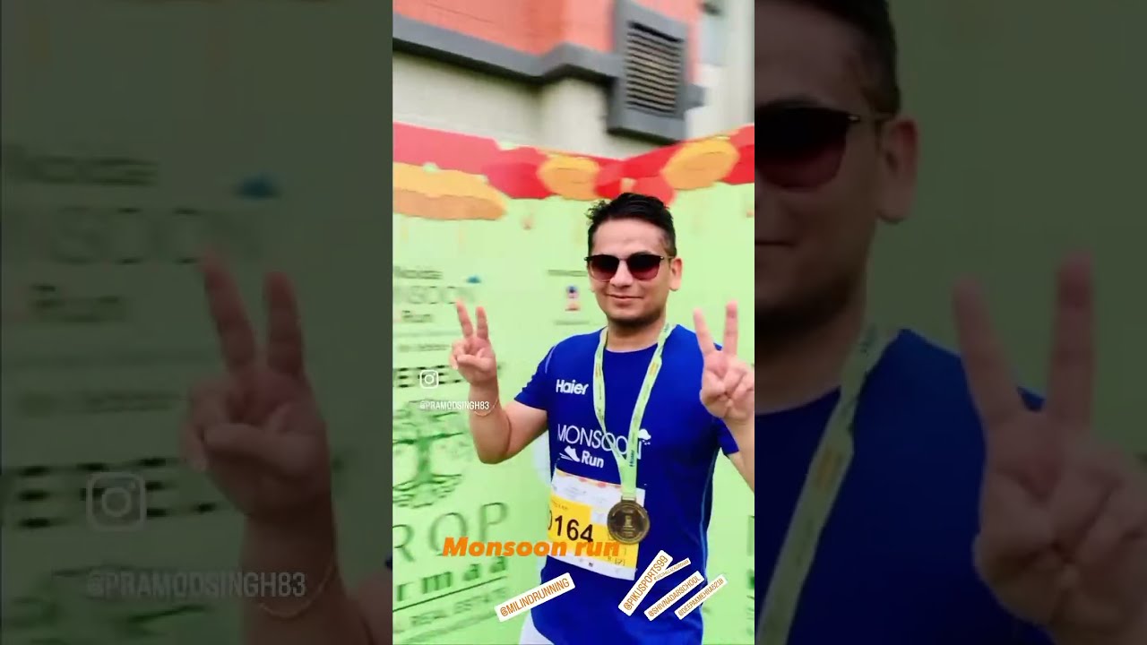 Marathon monsoon run by piku sports July 2023