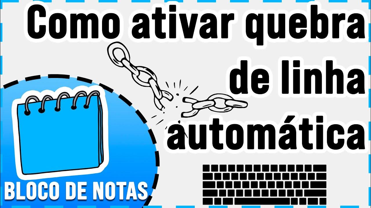 Bloco de notas (notepad) Como ativar a quebra automática de linhas