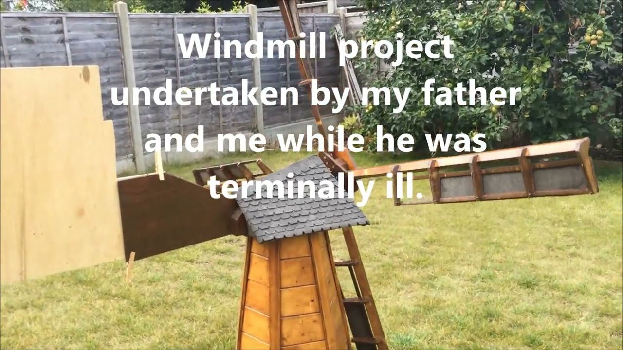 Ornamental Rotating Garden Windmill 720p Youtube