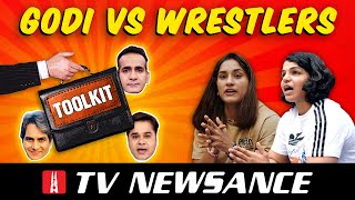 Toolkit Anchors are trying to save #BrijBhushanSharanSingh | Wrestlers Protest | TV Newsance 213