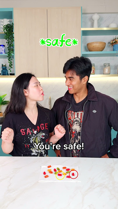 Poison Candy Game w/@MiniMoochi isn't what you may expect #shortsfeed #funny
