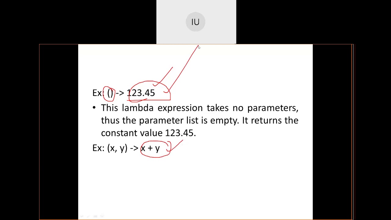 AOOP-Lambda expressions and Streams in Java on 16-01-2021 - YouTube