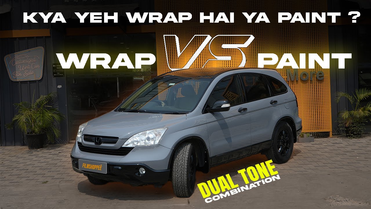 IS THIS A WRAP OR PAINT | HONDA CRV 2007 || Filmshoppee - YouTube