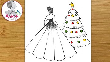 Merry Christmas Drawing Easy | Christmas Day drawing 2026 | Santa clause drawing easy for kids 