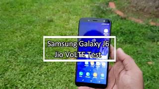 Samsung Galaxy J6 Jio 4G VoLTE Test Resimi