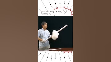 Demonstration of static electricity in reality #science #physics #electricity