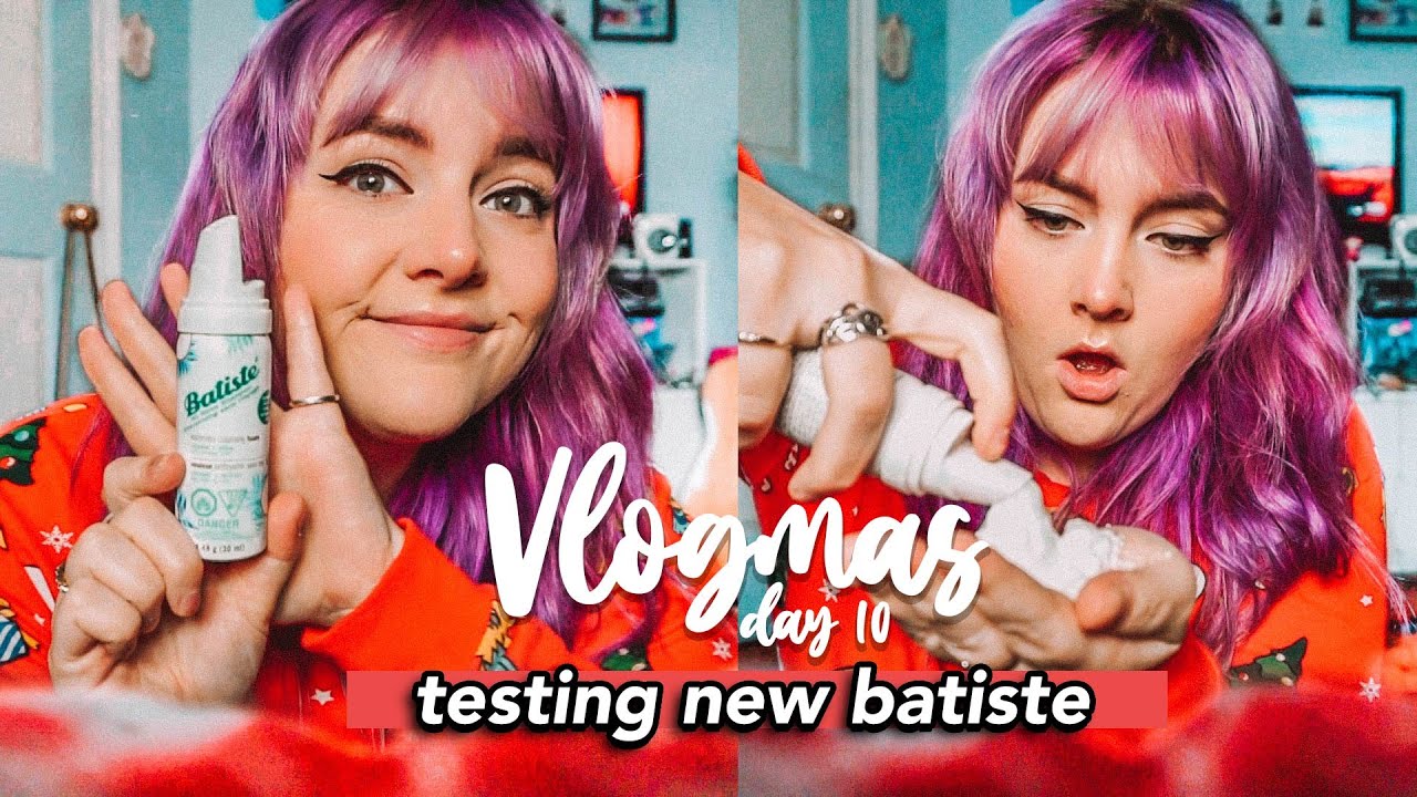 Testing New Batiste Waterless Cleansing Foam | VLOGMAS 2020 DAY 10