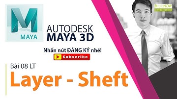 tran hiep design now-Bài 8-3DMAYA-tạo-LAYER-Sheft #dohoamaytinh #thietkedohoa