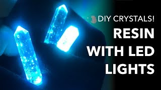 Using Resin with LEDs: Wearable Tech Illuminated Crystal Tutorial