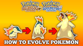How To Evolve Pokemon In Pokemon Heart Gold and Soul Silver | Johto Pokedex
