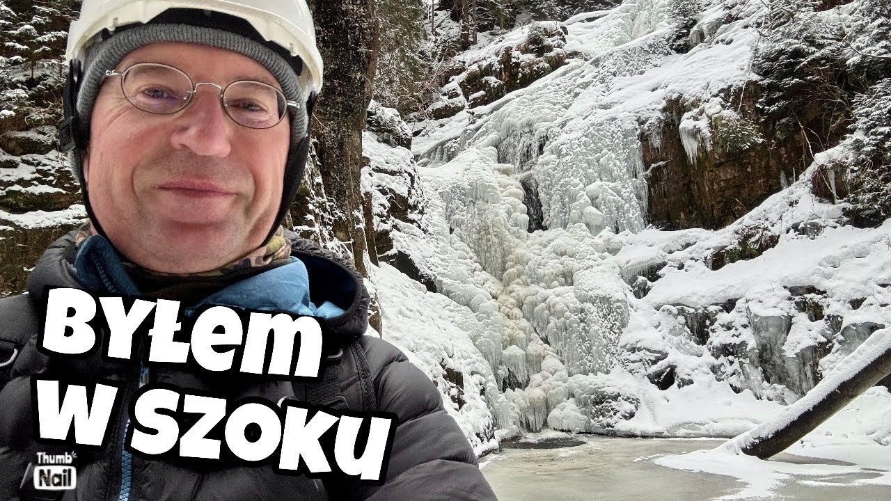 Czy trafilem na najpiękniejszy wodospad zimą? ❄️ Szklarska Poręba mnie zaskoczyła! ❄️