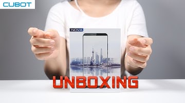 CUBOT NOVA  unboxing video