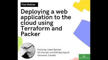 Webinar 2 on Deploying a web application to the cloud using Terraform and Packer