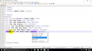 Email Link in HTML