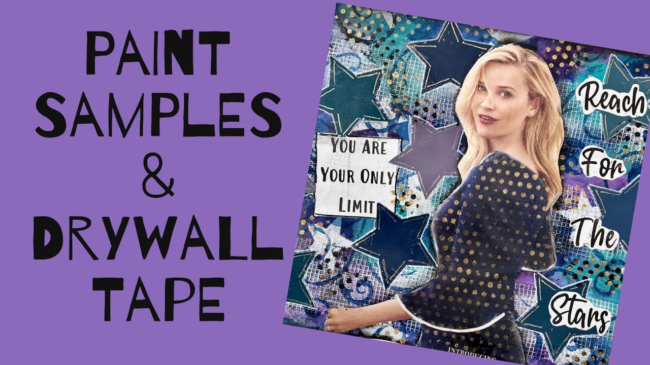 INEXPENSIVE ART SUPPLIES FROM HARDWARE STORE Mixed Media Art Journal