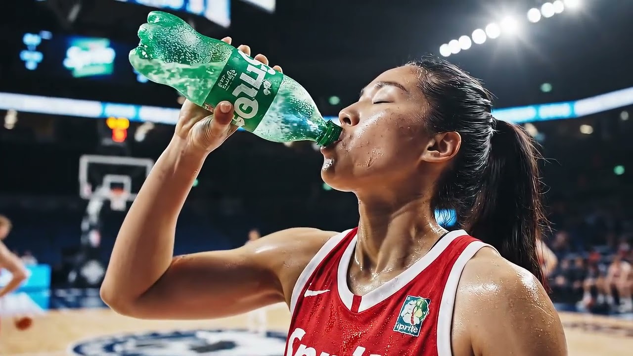 Firefly a basketball player drinking sprite