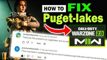 Puget #lakes Modern warfare 2 #Connection Failed fix || mw2 #puget lakes error || by borntoplaygames