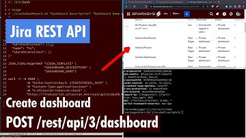 Jira REST API - Create a dashboard